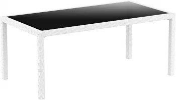 Стол садовый Tahiti 180X94X75 CM белый