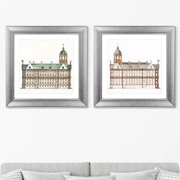 Диптих The City Hall in Amsterdam 61X61 / 61X61 CM