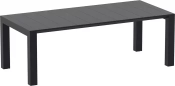 Стол пластиковый раздвижной Vegas 180-220X100X75 CM чёрный