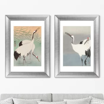 Диптих Two cranes 51X71 / 51X71 CM