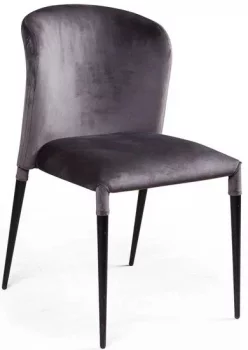 Стул Albert 51X65X86 CM антрацитового цвета