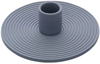Подсвечник из керамики Essential 12X12X4 CM тёмно-синего цвета