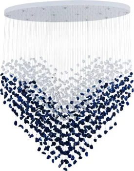 Каскадная люстра Azure Blue