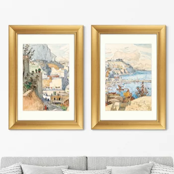 Диптих A View of Capri 51X71 / 51X71 CM