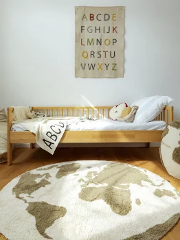 Ковёр для детской World map Ø120 CM