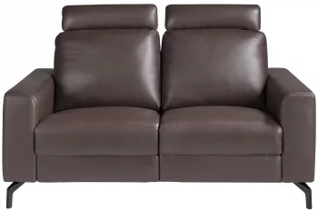 Двухместный кожаный диван-реклайнер Tomas 166X98X89 CM