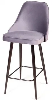 Стул полубарный Oliver 47X50X99 CM светло-серый