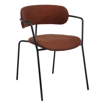 Комплект из 2 стульев Ant букле терракотовый 56X55X75 CM