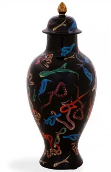 Фарфоровая ваза Snakes Toiletpaper Vase 20X20X47 CM