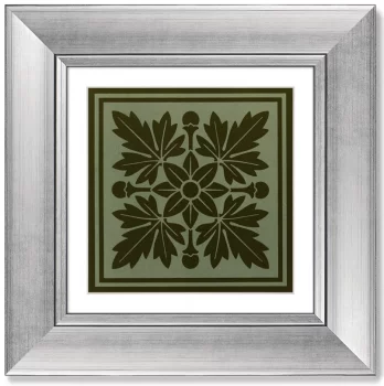 Набор из 4-х картин Floral pattern 36X36 / 36X36 / 36X36 / 36X36 CM
