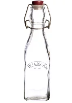 Бутылка clip top квадратная 250 ml