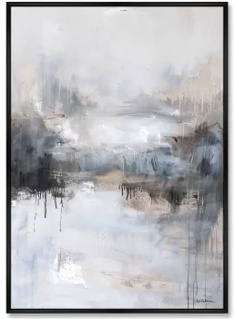 Композиция из двух репродукций картин на холсте Winter Landscape 75X105 / 75X105 CM