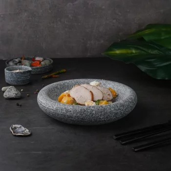 Салатник 420 мл d 20,8 см h4,5 см Stone Untouched Taiga P.L. Proff Cuisine [1]