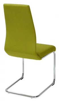 Стул ZIGZAG GREEN/CHROME салатовый/хром 45X57X101 CM