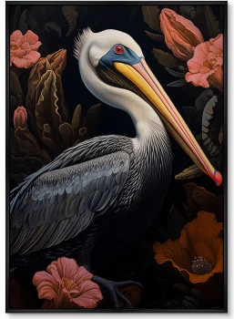Набор из двух постеров на холсте Beautiful Pelicans 75X105 / 75X105 CM