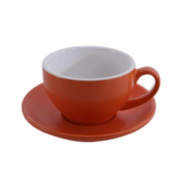 Чайная пара 250 мл оранжевая матовая Barista (Бариста) P.L. Proff Cuisine [6]