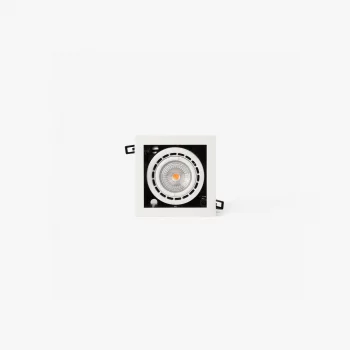 Белый встраиваемый светильник Nano Colin-1 с рамкой