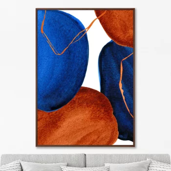 Постер на холсте Forms and colors 75X105 CM