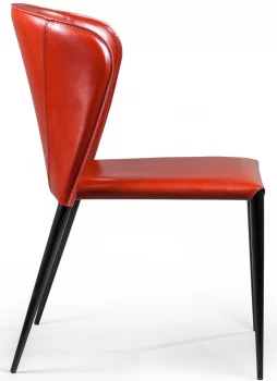 Стул Albert 47X62X85 CM красного цвета