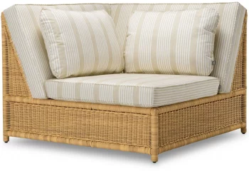 Уличный модуль дивана Hampton Corner 114X114X88 CM