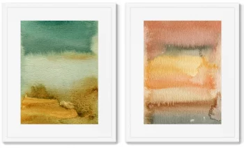 Диптих постеров в раме Landscape colors 42X52 / 42X52 CM