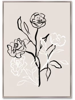 Репродукция на холсте No words needed just roses 75X105 CM