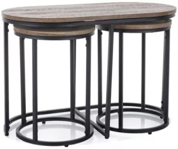 Комплект столиков Twix 75X40X50 / 32X32X45 / 32X32X45 CM