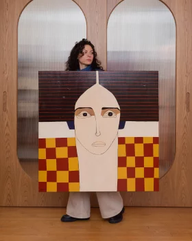 Картина Nel filo della mente 100X100X4 CM