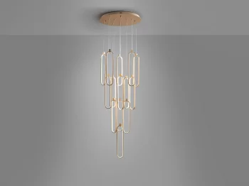 Люстра Colette 14L розовое золото DIM 60X60X49 CM