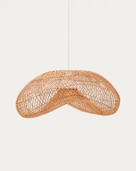 Потолочный абажур из ротанга Isora с натуральной отделкой 80X35 CM