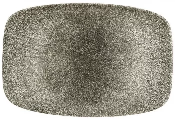 Блюдо Raku Quartz Black 30X20 CM