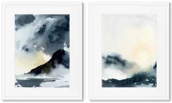 Диптих Storm landscape 42X52 / 42X52 CM