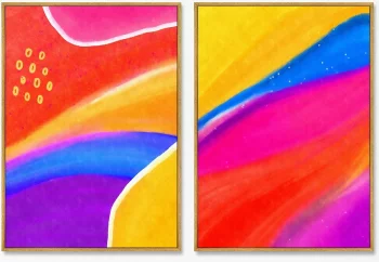 Набор постеров Landscape etude 75X105 / 75X105 CM