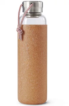 Бутылка для воды стеклянная 600 ml светло-коричневая