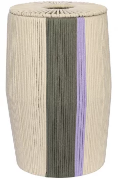 Корзина плетеная Conga Grey Ethnic 31X31X48 CM