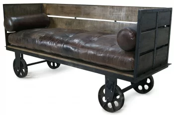 Диван в индустиральном стиле Inma 196X60X90 CM