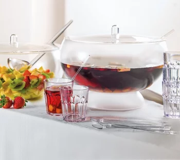 Стакан Happy Hour из биопластика 350 ml прозрачный
