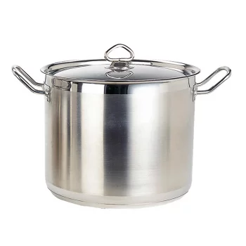 Кастрюля 15 л, 30*21 см с крышкой нерж. ИНДУКЦИЯ P.L. Proff Cuisine 