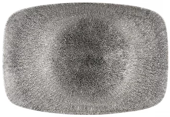Блюдо Raku Quartz Black 36X25 CM