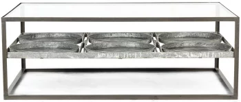 Cтолик в индустриальном стиле Demmi 128X84X46 CM