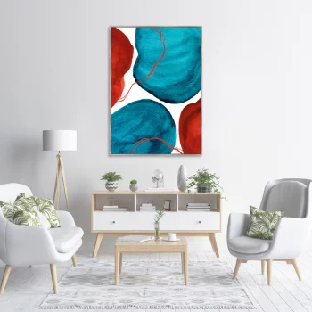 Постер на холсте Forms and colors 75X105 CM