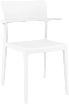 Стул Plus 58X55X84 CM белого цвета