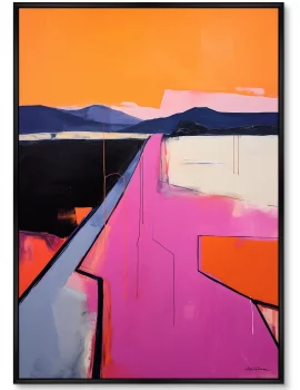 Постер на холсте Lines of the Heat 75X105 CM