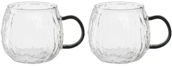 Набор из двух стеклянных кружек Сrystal 400 ml