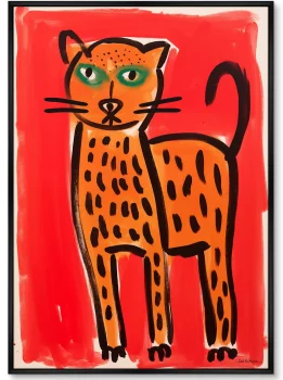 Набор из двух постеров на холсте Wild Cats 75X105 / 75X105 CM