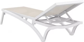 Шезлонг-лежак Pacific 193X68X35 CM бежевый