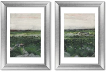 Диптих Landscape with Wheelbarrow 51X71 / 51X71 CM
