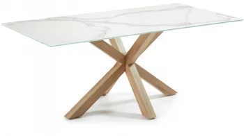 Стол Arya 200X100X77 CM керамическая столешница под мрамор