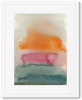 Постер в раме Sunset over the sea 42X52 CM