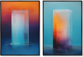Набор из двух постеров на холсте The Ice Cold 75X105 / 75X105 CM